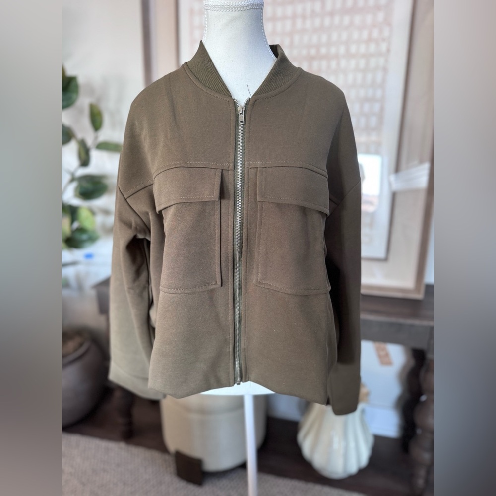 BRAND NEW XL  La Baieso Olive Green Women's Jacket